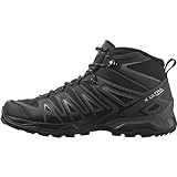 Salomon X Ultra Pioneer Mid Gore-Tex wasserdichte Herren Outdoorschuhe, Outdoor-bereit, Sicherer Fußhalt, Stabil und gedämpft, Black, 42