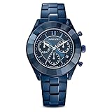 Swarovski Octea Lux Sport Uhr, Metallarmband, Blau PVD