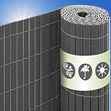 UrFence Stabil & Wetterfest: 80x300 PVC Sichtschutzmatte - Wind- und Sichtschutz Balkon Terrasse - Garten Sichtschutzzaun Kunststoff Zaunmatten - Balkonsichtschutz 90cm hoch - Terrassen Windschutz