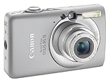 Canon Digital IXUS 95 IS Digitalkamera (10 MP, 3-fach opt. Zoom, 6,4cm (2,5 Zoll) Display, Bildstabilisator) silber
