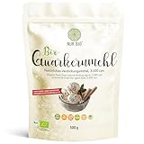 NUR BIO® Bio Guarkernmehl 500 g, 3500 cps natürliches Verdickungsmittel glutenfrei Backen Kochen perfektes Speiseeis