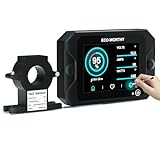 ECO-WORTHY Batterie Monitor 300A 12V/24V/36V/48V,3,5' Touchable Display Batteriemonitor mit Alarm,9-80V Li-Ion/LiFePO4/Gel-Batterien Batterietester für Wohnmobile, Solaranlagen