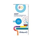 Pelikan Großraum-Tintenpatrone 4001 ilo, Schreibfarbe türkis, Tinte für Füller, 5 Patronen