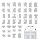 Reparaturflicken für Fliegengittertür | Reparatur-Set 40 x für Fliegengittertür, selbstklebend, abnehmbar, mit Motiven für, Terrasse, Haus,