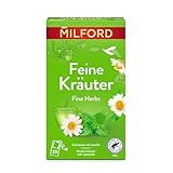MILFORD Feine Kräuter | Kräutertee mit Kamille | 20 Teebeutel