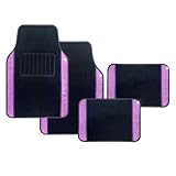 Fußmatten Set 4-teilig (Lila)