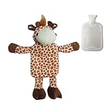 KIVIQ Kuscheltier-Cartoon-Gummi-Wärmbeutel mit Deckel, Wärmflasche für den Winter, Haushalt, Schlafsaal, Zuhause, Büro