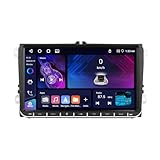 Motorsi 4+64G Android 15 Autoradio für VW Passat Golf Touran Polo Skoda Seat Altea, 9 Zoll 1280P HD Touchscreen iOS Carplay Android Auto Radio, Bluetooth 5.0 EQ, WLAN, DAB+, OBD2