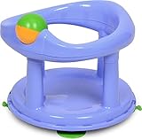 Safety 1st 360° drehbarer Badesitz, ergonomischer Sitz für die Badewanne mit Rollball und 4 Saugnäpfen, nutzbar ab ca. 6 Monaten bis max. 10 kg, pastel, hellblau, 32110009