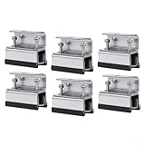 ZiStarlilife 6-teiliges Solarmodul-Halterungs-Set aus Edelstahl, Photovoltaik-Halterungen für Wohnmobile und Yacht-Dachgepäckboxen und Solarmodul-Führungsschienen