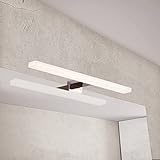 DILUMEN Spiegellampe Badezimmer,5w 600lm 30cm,Badezimmerlampe Wand,Spiegelleuchte Bad Warmweiß 3000K,Led Badleuchte 230v IP44 Spiegel Lampe Bad Wasserdicht(30cm-3000K)