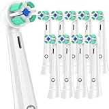 10 Stück IO Aufsteckbürsten Kompatibel mit Oral b iO 3/4/5/6/7/8/9/10 Series Elektrischen Zahnbürstea, IO Bürstenköpfe Kompatibel mit Oral b für Tiefgreifende Reinigung (Weiß)