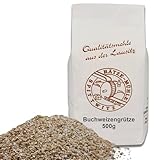 Mühlen Buchweizengrütze 500g in bester Qualität von der Rätze-Mühle 100% regional und naturbelassener Buchweizen-Schrot