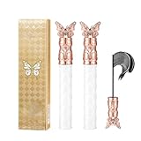 Dichte, geschwungene, langanhaltende Mascara, wasserfest, schweißfest, verlängernd, verschmiert nicht (2pcs)