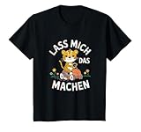 Kinder Rasenmäher Leopard Kindergarten Grundschule Vorschule Garten T-Shirt