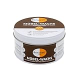 Renuwell Möbel-Wachs natura-farblos, 500 ml – Hochwertige Möbelpflege mit natürlichem Bienenwachs -Anteil, Antik Wachs schützt alle Holzarten vor Feuchtigkeit & Schmutz