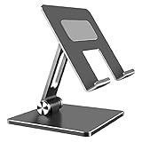 axGear Desktop-Halterung, Ständer, Tablet, Aluminium, zusammenklappbar, verstellbarer Ständer