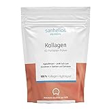 Sanhelios® Premium Kollagen-Pulver - Für Haut, Muskeln und Knochen - 100% KOLLAGENHYDROLYSAT Peptide Typ 1, 2 und 3-450 Gr = 45 Portionen - leicht löslich, geschmacksneutral, Keine Zusatzstoffe