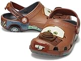 Crocs Unisex-Kinder Disney Cars Mater Classic Clogs, Cars Mater, 4 Big Kid