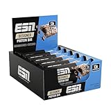 ESN Designer Bar Box, Dark Cookie, 12 x 45 g, der ideale Snack mit bis zu 14 g Protein pro Riegel - made in Germany