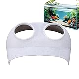 Generisch Aquariumtunnel, Aquariumhöhle für Betta | Aquarium-Spielzeug-Ornament, Eckaquarium-Höhle, Garnelenbecken-Zubehör, Eck-Aquarium-Dekorationen für Teiche,