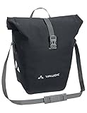 VAUDE Aqua Back Deluxe Single - Fahrradtasche - 1 Hinterradtasche (24L) in schwarz - wasserdicht - Made in Germany
