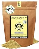 UNCLE SPICE® BIO Ingwerpulver - 200g Ingwer-Wurzel fein gemahlen in PREMIUM-BIO-QUALITÄT - Ginger powder, Ingwer Pulver, Ingwerwurzel, DE-ÖKO-005 - Ajurveda Ingwer Tee