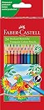 Faber-Castell 116544 - Farbstifte Dreikantform, 24er Kartonetui