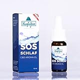 CBD Öl 12% - Hanfalpin SOS Schlaf - Bio und Laborgeprüft - 10ml - 1200mg CBD Anteil - 100% natürlich hergestellt in Österreich