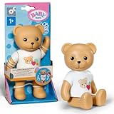 BABY born Splish Splash Bade-Spielzeug Teddy - Größe 15 cm - Mit mechanischer Schwimmfunktion - Funktioniert komplett ohne Batterien - Geeignet für Kinder ab 1 Jahr, Braun