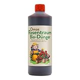 GRANNY’S WORLD® Rosentraum I BIO-Dünger I Flüssigdünger für Rosen & Blühsträucher aller Art I Einfach und effektiv Düngen I Veganer Dünger (1000 ml)