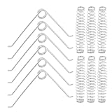 MUCKLILY 20 Stück Teiliges Edelstahl prunerspiralfedern V förmige Torsionsfedern für Gartenscheren Einfache Montage Langlebig Handdruckreduktion Ersatzfedern für Ast Strauchscheren