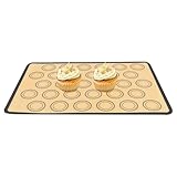 Silikon Backmatte - Wiederverwendbare Backfolie - Einfach Zu Reinigende Backunterlage,Für Küche, Bäckerei, Restaurant und Zuhause