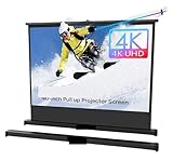 Projektionsleinwand, P40 Tisch-Leinwand, 40 Zoll, tragbare Projektor-Leinwand, HD 16:9-Projektion, Faltbarer Ständer for Reisen, Camping, Treffen für Heimkino