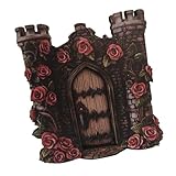 Fonowx Miniatur-Feengarten-Zubehör, Holzobjekte, Feentür für Gartenlandschaft, Style A