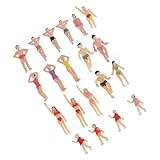 IPOTCH 20Stk. Modell Mini Figur Menschen bunter Strand Kinder DIY-Modell Spielzeug Strand Menschen Figur Statue Skulptur Miniatur-Menschen