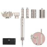 Shark FlexStyle 5-in-1 Luftstyler & Haartrockner, Auto-Wrap-Lockenaufsatz, Paddle-Bürste, Ovalbürste, Konzentrator, Diffusor, Aufbewahrungskoffer, Keine Hitzeschäden, French Gold HD446SLEU