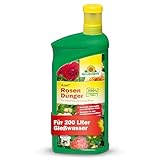 Neudorff Azet RosenDünger - 100% natürlicher Bio Dünger mit Extra Kalium für blütenreiche und intensiv duftende Rosen auf dem Balkon oder im Garten, 1 Liter