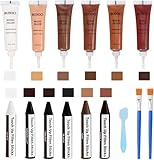 BUDOCI wooden repair kit,12 Farben Möbel Reparatur Set, Holzmöbel Reparaturlacke für Mobelkratzer, Furnier und Laminat, Holz Reparatur Set