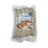 Food-United ROSTBRATWURST 350g | gebrüht | grob | bayerische Wurstspezialität | Brühwurst | Rostbratwürstchen von ZIMMERMANN | Würzig mit Schweinefleischeinlage | perfekt zu Sauerkraut (1)