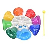 8-Ton-Handglocken, leichtes Musikinstrument für Kinder, pädagogisches Musikspielzeug, klarer Klang, Kinder-Tamburin-Spielzeug, Instrumentenzubehör