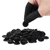 Apausvcm 100 Stück Fingerlinge Latex,Fingerlinge Verband Fingerkappen,Antistatisch Fingerschutz Latex Finger Cot,Fingerkuppenschutz,Fingerabdeckungen,für Verletzte Finger Nagelkunst Basteln Reinigung