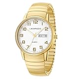 Timever Herren Armbanduhr Quarzuhr Analog mit Edelstahl Zugarmband,Datum,großen Ziffern Leicht ablesbares Zifferblatt,Geschenk für Mann und Freund