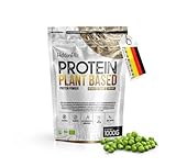 VEGAN PROTEIN BIO – Fermentiertes Proteinpulver Natur | Premiumqualität Made in Germany | Pflanzliches Eiweißpulver aus Erbsen | 83% Proteingehalt – Vegetarisch, laktosefrei & glutenfrei