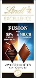 Lindt Excellence Fusion 85% & Fleur de Sel | 100g Schokoladentafel | Vegane Schokolade | Laktosefreie, dunkle Schokolade