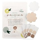 pieksmichnicht Pflanzliche Anti-Mücken-Aufkleber für Babys und Kinder Mückenschutz Insektenschutz Mückensticker Pflaster DEET frei