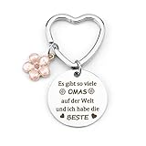 Oma Geschenk,Schlüsselanhänger Oma,Weihnachten Muttertag geschenk Geburtstagsgeschenk für Oma,Sinnvolle Geschenke für Oma,Geschenkideen für Oma,Geschenk für Oma von Enkel Enkelin,Beste Oma Geschenke