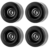 NONMON 4Pcs Quad Rollschuhe Ersatz Rollen, 58mm x 32mm 82A PU Räder mit Vorinstalliert Kugellager 608RS ABEC-9, Rollschuhzubehör Set für Außen Innen Doppel Reihe Skating Skateboard