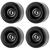 NONMON 4Pcs Quad Rollschuhe Ersatz Rollen, 58mm x 32mm 82A PU Räder mit Vorinstalliert Kugellager 608RS ABEC-9, Rollschuhzubehör Set für Außen Innen Doppel Reihe Skating Skateboard