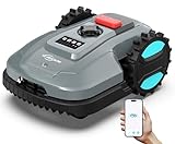 YARDCARE E400 Mähroboter mit App Steuerung,Max. bis zu 400m²,Rasenmäher Roboter mit Regensensor, IPX5 System,automatischer Ladefunktion,18cm Schnittbreite